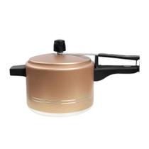 Panela de Pressão 4,05L Antiaderente Teflon Pequena Colorida Alumínio Pintada Cozimento Rápido Selo Inmetro Prollar