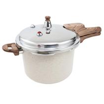 Panela de Pressão 4,2L Indução Antiaderente Cerâmica Fechamento Externo