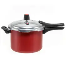 Panela de Pressão 4,5 Litros Fechamento Externo Alumínio Antiaderente Vermelho Marcolar