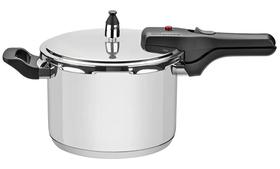 Panela De Pressão 4,5 Litros Fundo Triplo Brava Tramontina com Indução Panela De Pressão 4,5 Litros Fundo Triplo Brava Tramontina com Indução