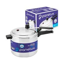 Panela De Pressão 4,5 Litros Panelux Alumínio Polido Panelux Classic Cor Alumínio Reforçada Cozimento Rapido