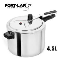 Panela de Pressao 4,5 litros Polida Fortlar - A Panela de Pressao 4,5 litros Polida Fortlar - A