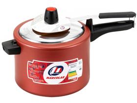 Panela de Pressão 4,5 Litros - Tamanho Médio - Ideal para Cozimento Rápido - Produto com Segurança INMETRO