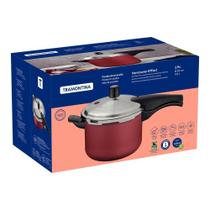 Panela de Pressão 4,5L 20cm Vancouver Tramontina Vermelha