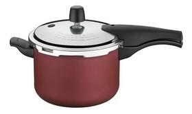 Panela De Pressão 4,5l Antiaderente Alumínio Vermelha Tramontina