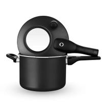 Panela de Pressão 4,5L com Visor Superior Indução Preta MTA - 6610 Panela de Pressão 4,5L com Visor Superior Indução Preta MTA - 6610
