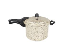 Panela de Pressão 4,5L Fecho Externo c/Tampa de Vidro - Baunilha