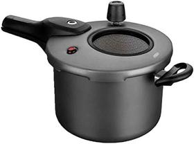 Panela de Pressão 4,5L Grafite Antiaderente com Visor Vidro MTA 40212