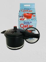 Panela de pressão 4,5L Qatar com fechamento externo + Tampa de Vidro