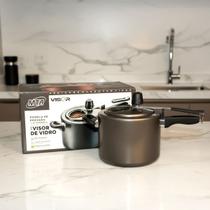 Panela de Pressão 4,5L Tampa Com Visor de Vidro Temperado Antiaderente Exclusive Panela de Pressão 4,5L Tampa Com Visor de Vidro Temperado Antiaderente Exclusive