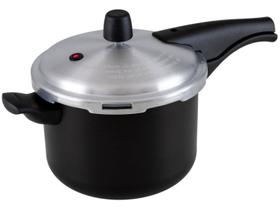 Panela de Pressão 4,5L Vancouver Effect Preta Tramontina