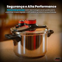 Panela de Pressão 5 Litros com Tecnologia Avançada e Indicação Travar Destravar Panela de Pressão 5 Litros com Tecnologia Avançada e Indicação Travar Destravar