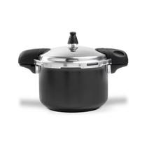 Panela de Pressão 5,4L Preto Pressure Indução Antiaderente Ceramic Life 4953/100 Brinox