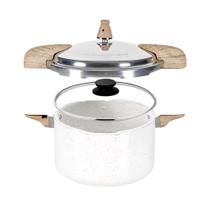 Panela de Pressão 5,4Lts 2 em 1 Brinox Ceramic Life Vanilla Indução Cerâmica Panela de Pressão 5,4Lts 2 em 1 Brinox Ceramic Life Vanilla Indução Cerâmica