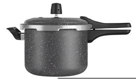 panela de pressão 5l fecho externo com 7 camadas antiaderente - titanium