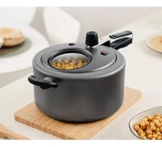 Panela De Pressão 6 Litros Grande Com Visor Vidro Mta antiaderente teflon