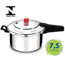 Panela De Pressão 7.5 Litros Polida Fechamento Externo Eirilar Alumínio Panela De Pressão 7.5 Litros Polida Fechamento Externo Eirilar Alumínio