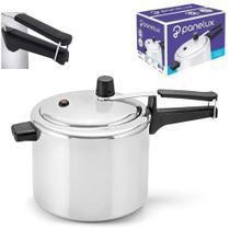 Panela De Pressão 7 Litros Alumínio Polido Cozimento Grande Panelux