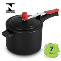 Panela De Pressão 7 Litros Antiaderente Teflon Grande Alumínio Eirilar Panela De Pressão 7 Litros Antiaderente Teflon Grande Alumínio Eirilar