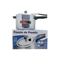Panela de Pressão 7 Litros Fechamento Interno Polida Ref. 99 - Grenada Panela de Pressão 7 Litros Fechamento Interno Polida Ref. 99 - Grenada