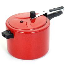 Panela de Pressao 7 litros Fortlar Vermelha Colorida