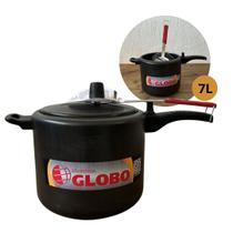 Panela De Pressão 7 Litros Globo Antiaderente Durável Segura Panela De Pressão 7 Litros Globo Antiaderente Durável Segura