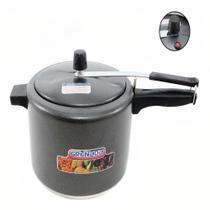 Panela De Pressão 7 Litros Preta Craqueada Preto