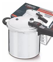 Panela de Pressão 8 Litros Eterna Polida Nigro