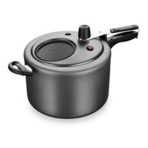 Panela de Pressão 8L Antiaderente com Visor Grafite MTA - 6032 Panela de Pressão 8L Antiaderente com Visor Grafite MTA - 6032