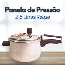 Panela de Pressão Aluminio Pequena 2,5 Litros Cozinha Restaurante Carne Feijão