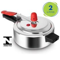 Panela De Pressão Alumínio Polida 2 Litros Inmetro Eirilar Panela De Pressão Alumínio Polida 2 Litros Inmetro Eirilar