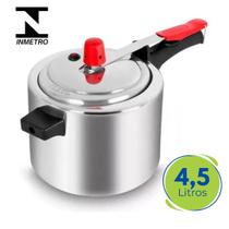 Panela De Pressão Alumínio Polida 4,5 Litros Inmetro Eirilar Panela De Pressão Alumínio Polida 4,5 Litros Inmetro Eirilar
