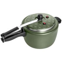 Panela De Pressão Antiaderente 4,5 Litros Tulipa Masterflon Verde Patolux Panela De Pressão Antiaderente 4,5 Litros Tulipa Masterflon Verde Patolux