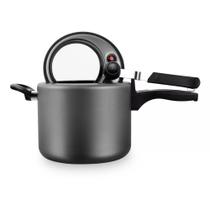 Panela de Pressão Antiaderente 4,5L com Visor de Vidro 4,5 Litros MTA 6002 Grafite