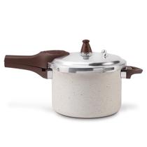 Panela de Pressão Antiaderente Ceramic Life Pressure Brinox 4,2 Litros com Indução Vanilla Panela de Pressão Antiaderente Ceramic Life Pressure Brinox 4,2 Litros com Indução Vanilla