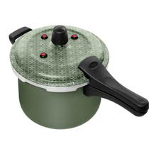 Panela De Pressão Antiaderente Fecho Externo 5 Litros 4 Válvulas De Segurança Patolux Panela De Pressão Antiaderente Fecho Externo 5 Litros 4 Válvulas De Segurança Patolux