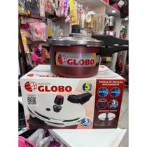 Panela De Pressão Antiaderente Globo 5,0 Litros Tampa de Fechamento Externo Panela De Pressão Antiaderente Globo 5,0 Litros Tampa de Fechamento Externo