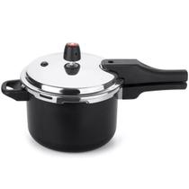 Panela De Pressão Antiaderente Multiflon Quartzo 4,5L Preto