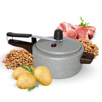 Panela de Pressão Antiaderente Teflon 2 litros 70kPa Segura