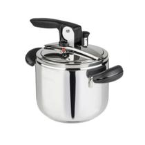 Panela de pressão barazzoni 3,5l em aço inox preto 12010003 Panela de pressão barazzoni 3,5l em aço inox preto 12010003