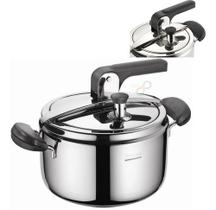 Panela De Pressão Barazzoni 5l Preta Imeltron Cozinha Cor Cinza Panela De Pressão Barazzoni 5l Preta Imeltron Cozinha Cor Cinza
