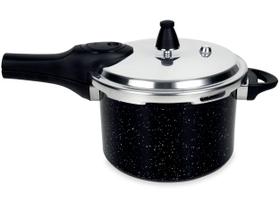 Panela de Pressão Brinox 4,2L Preto - Ceramic Life Indução Panela de Pressão Brinox 4,2L Preto - Ceramic Life Indução