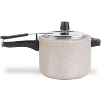Panela de pressão brinox antiaderente ceramic life vapt vanilla 4,5 litros 20cm