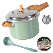 Panela De Pressão Brinox Indução Cerâmica 4,2l Com Concha Panela De Pressão Brinox Indução Cerâmica 4,2l Com Concha