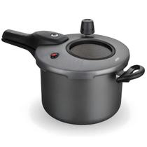 Panela De Pressão C/ Visor De Vidro 4,5L Antiaderente Panela De Pressão C/ Visor De Vidro 4,5L Antiaderente