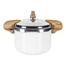 Panela de Pressão Ceramic Life Pressure com indução 22cm 5,4L Vanilla 4953/103 Brinox