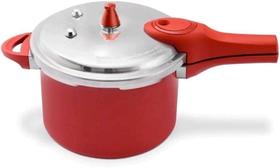 Panela de Pressão Ceramic Life Pressure Vermelha com Revestimento Cerâmico e Fundo de Indução 4,2L 20x14,5cm - Brinox