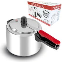 Panela de Pressão Clock 4,5 Litros Eco Alumínio Original Alta Qualidade Cozinha Panela de Pressão Clock 4,5 Litros Eco Alumínio Original Alta Qualidade Cozinha