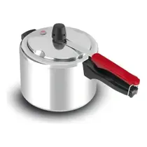 Panela De Pressão Clock Clássica Polida 4,5 Litros Em Alumínio Panela De Pressão Clock Clássica Polida 4,5 Litros Em Alumínio