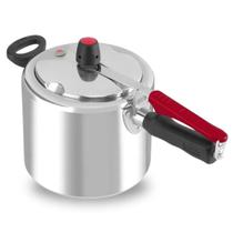 Panela de Pressão Clock Polida Fechamento Com Interno 7L Panela de Pressão Clock Polida Fechamento Com Interno 7L